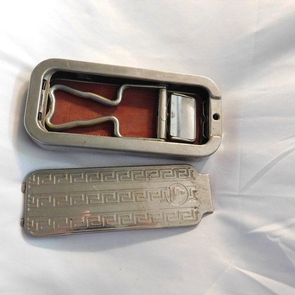 Antique Rolls Razor England Metal Best Sheffield Steel - Picture 1 of 9